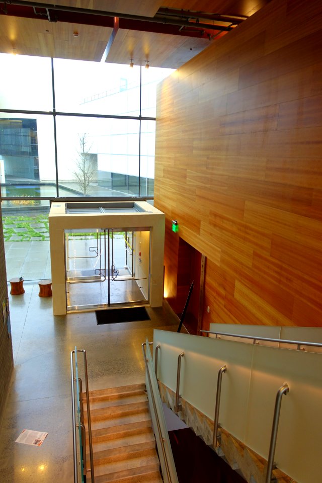 Effron Music Building stairway - Princeton University - Princeton, NJ - DSC00944