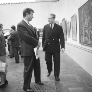 Eerste kijkdag van de collectie Regnault te Amsterdam, Bestanddeelnr 909-9155