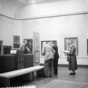 Eerste kijkdag van de collectie Regnault te Amsterdam, Bestanddeelnr 909-9157