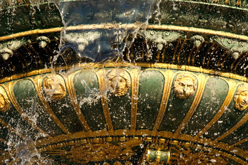 Effet d'eau fontaine Concorde Paris