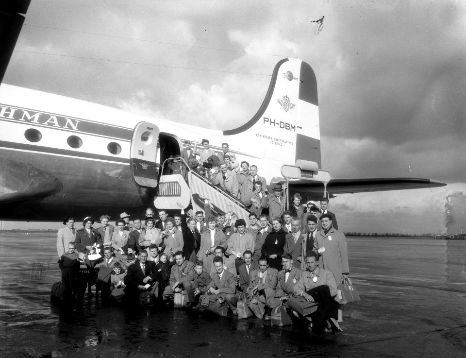 Eerste KLM Emigratievlucht naar Zuid Amerika, Bestanddeelnr 906-8073
