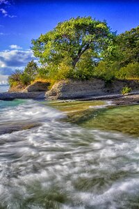 Waves slow shutter nature