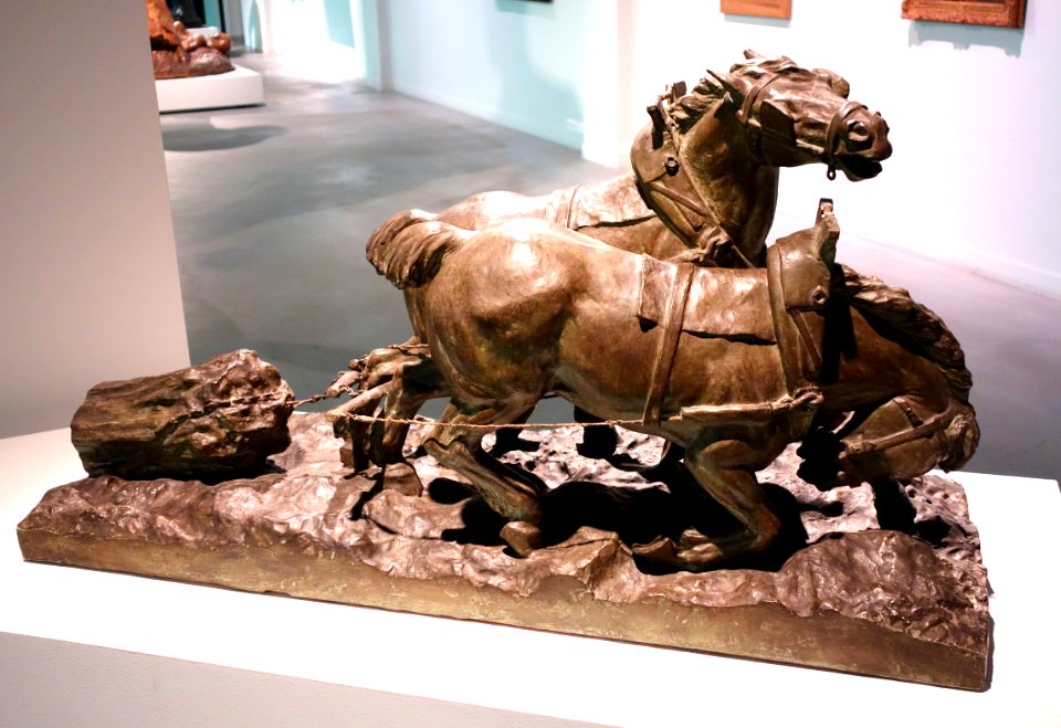 Effort (De krachtinspanning) by Louis Jotthier, undated - Museum M - Leuven, Belgium - DSC05401