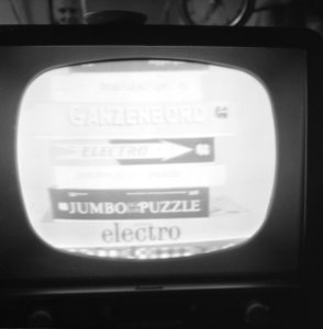 Eerste reclamespots op TV, reclame Jumbo-spelen, Bestanddeelnr 919-9361
