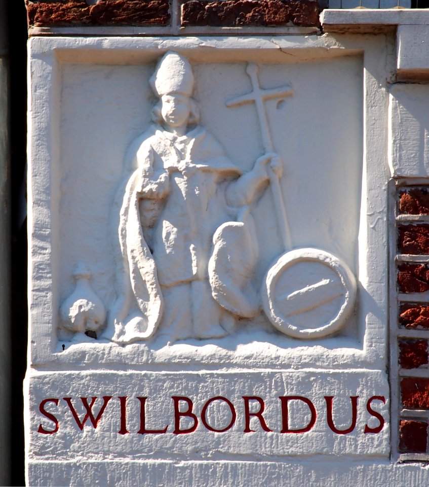 Egelantiersgracht No 8, SWILBORDUS ANNO 1649 gevelsteen