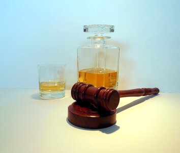 Carafe bottle glass