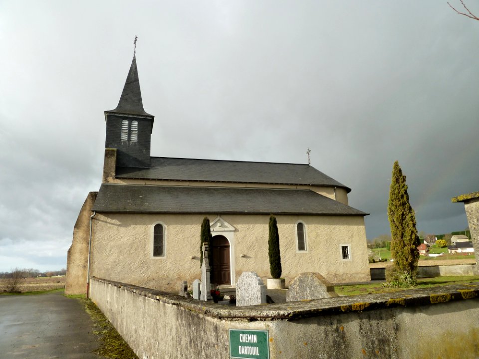 Eglise d'Arrien (Pyrénées-Atlantiques) vue 3