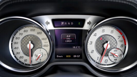 Dashboard control automobile photo