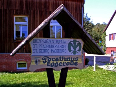 Eggerode Forsthaus Schild