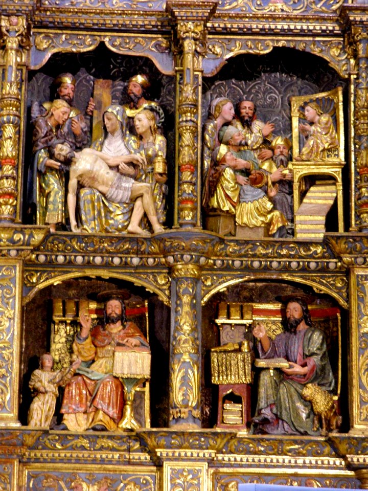 Elorrio - Iglesia de San Agustín de Etxebarria, retablo mayor 06