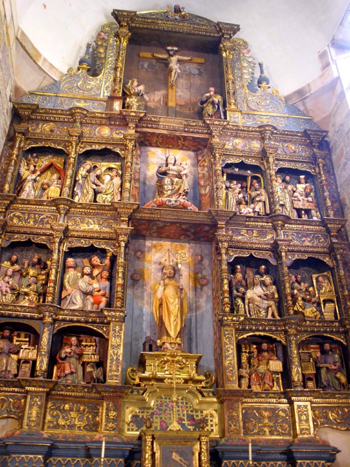 Elorrio - Iglesia de San Agustín de Etxebarria, retablo mayor 02