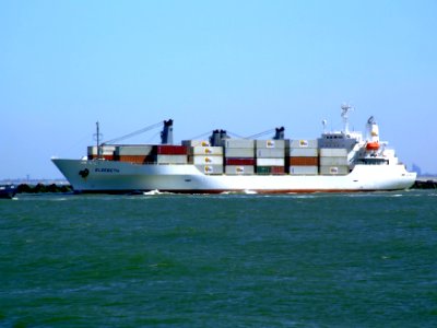 Elsebeth IMO 9175901 leaving Port of Rotterdam 04-Aug-2007