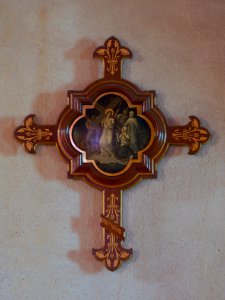 Eglise church at the Château de Bazoges-en-Pareds, pic12