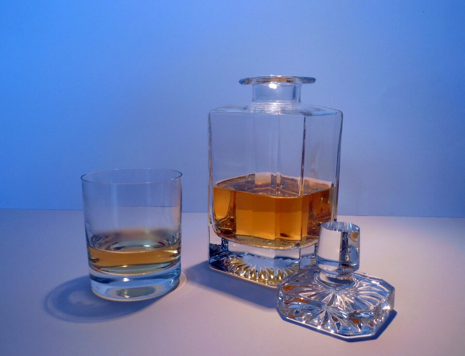 Carafe bottle glass