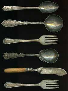 Fork spoon old