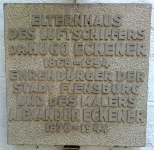 Elternhaus Hugo und Alexander Eckener