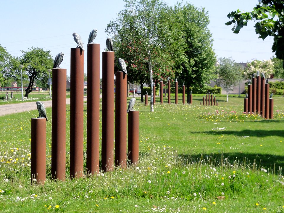 Elst (Overbetuwe) zeven vinger-bruggen door Joseph Semah 1996