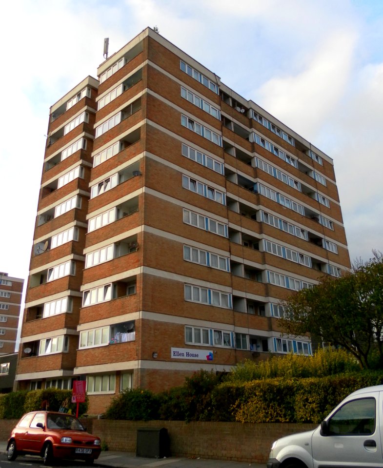 Ellen House, Clarendon Road, Hove (October 2011)