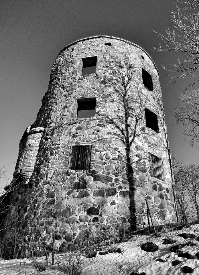 Ruin castle architecture