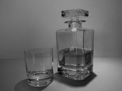 Carafe bottle glass photo