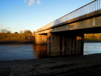 Elsterbrücke Kleindalzig Schrägsicht von Norden Ende Oktober 2017