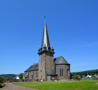 Elsoff, Kirche, Rückseite