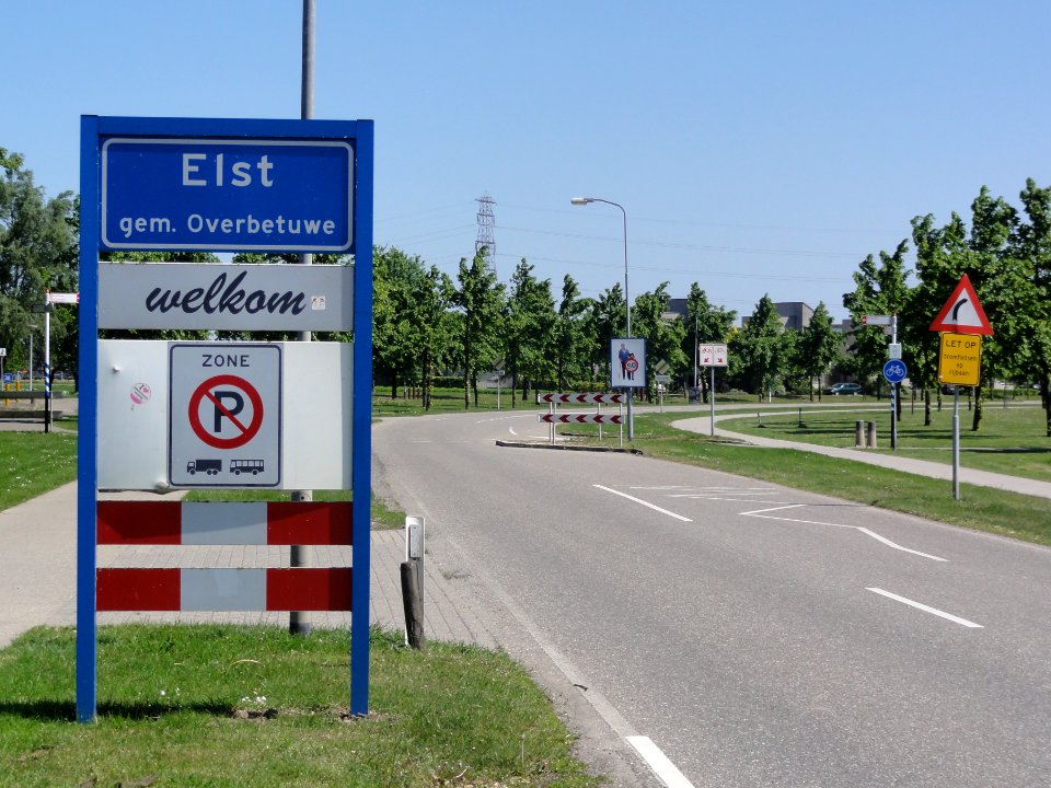 Elst (Overbetuwe) welkomstbord