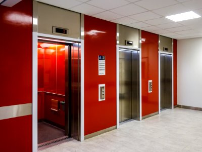 Elevators at point A2 - NÄL hospital 1
