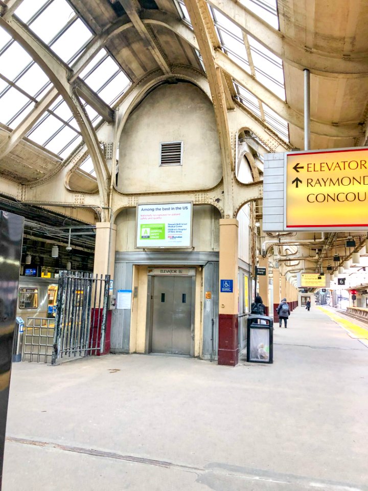 Elevator in Penn Station Newark photo