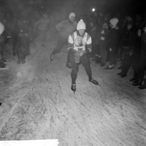 Elfstedentocht 1963. Op het ijs na de start, Bestanddeelnr 914-7263