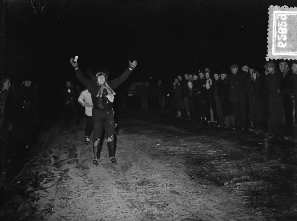 Elfstedentocht, reportage vergeeld, Bestanddeelnr 906-2829