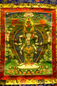 Eleven-faced Avalokitesvara, Tibet, modern times - Sichuan Provincial Museum - Chengdu, China - DSC04516