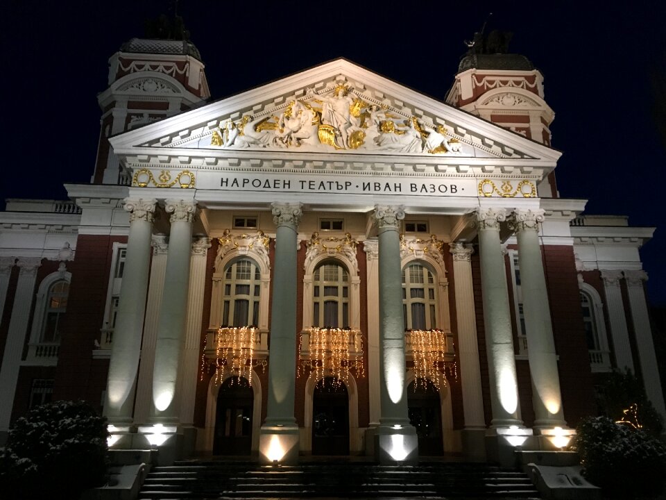 National theater ivan vazov architecture hiking