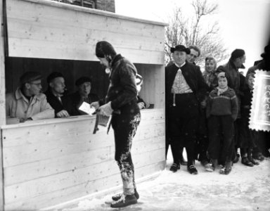 Elfstedentocht. Controle Hindeloopen, Bestanddeelnr 907-5939