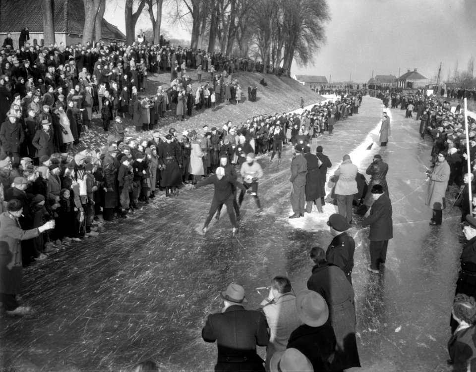 Elfstedentocht, finish, Bestanddeelnr 906-2831