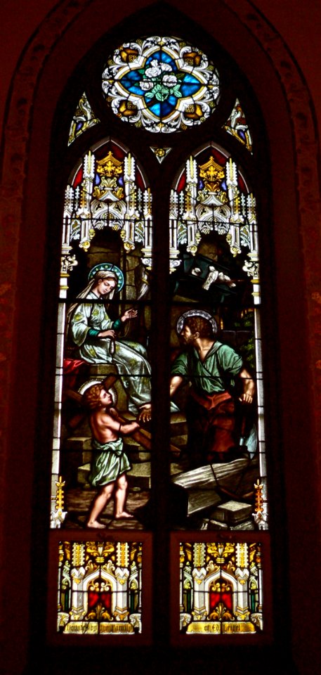 Elgin St. Boniface Church window N nave 2 of 5