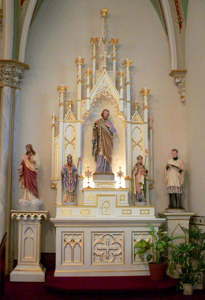Elgin St. Boniface Church St. Joseph altar 1