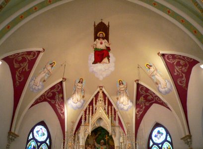 Elgin St. Boniface Church apse ceiling 1