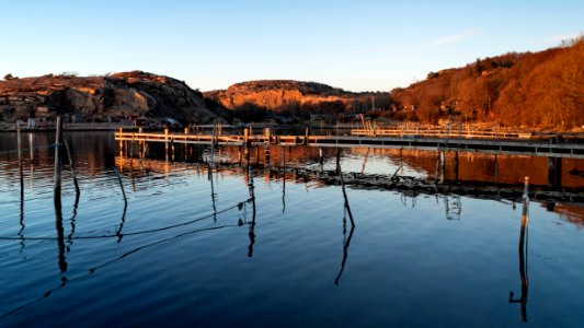 Empty jetties in Govik photo