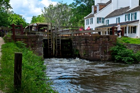 Emptying Lock 20 on C and O Canal