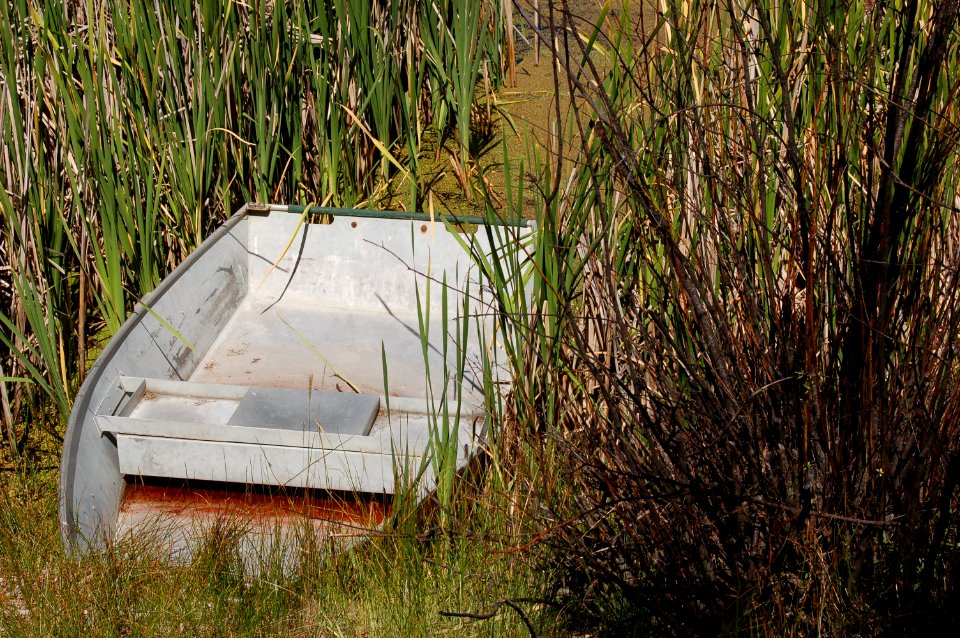 Empty Boat near Deschutes River