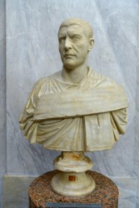 Emperor Philippus Arabicus, inv. 2216, Roman, from Castel Porziano - Braccio Nuovo, Museo Chiaramonti - Vatican Museums - DSC00901