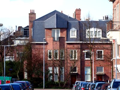 Emmastraat vanuit de Viottastraat