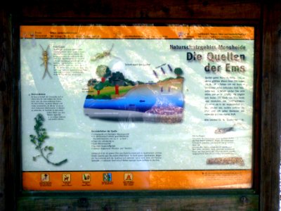 Emsquellen - Informationstafel