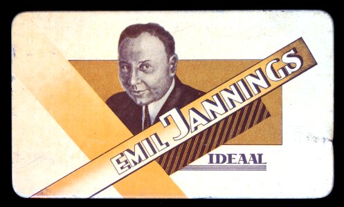 Emil Jannings Ideaal sigarenblikje