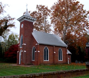Emmanuel Episcopal Church Port Conway VA Oct 12
