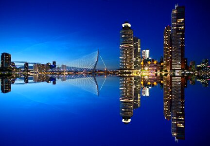 Netherlands city skyscraper photo