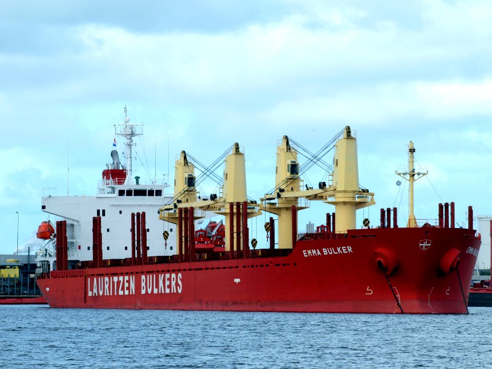 Emma Bulker IMO 9424091 at Port of Amsterdam