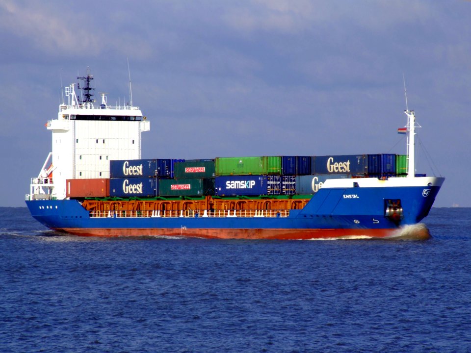 Emstal p1 approaching Port of Rotterdam 25-Jan-2007
