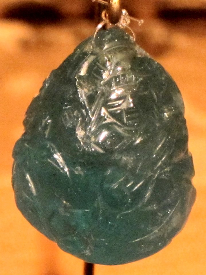 Emerald bead from India, Mughal period, c. 1700-1750, Honolulu Academy of Arts